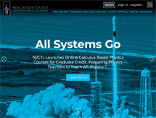 Tablet Screenshot of njctl.org